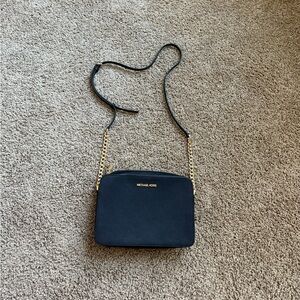 Michael Kors Crossbody Bag with Gold Accents